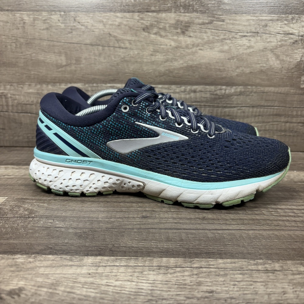 Brooks Ghost 11 Blue Green Womens US Size 9.5 EUR 41 1202771B493 Running Shoes